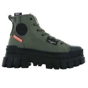 PALLADIUM Revolt Hi Tx in Olive, US Womens 11 / Euro 43, New in Box MSRP $120